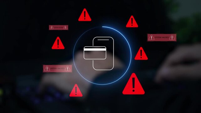 Cybersecurity payment verification interface with fraud warning alerts, online banking security, fraud detection, digital payment protection, cyber risk management.