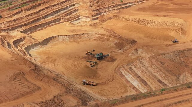 Open-pit Mine Operations With Heavy Machinery