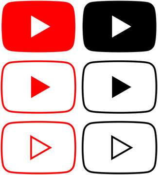 YouTube Logos play button
