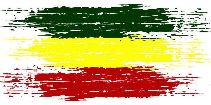 Modern and spectacular reggae music background image design with green, yellow and red colors. eps 10