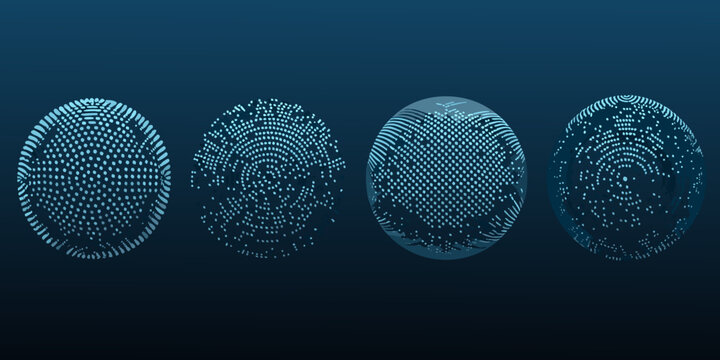 digital fingerprint patterns on dark background fingerprints