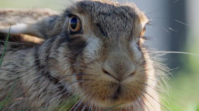 Close up of a Brown hare