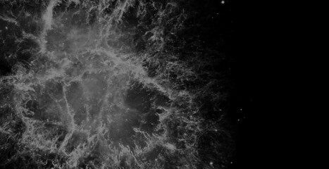 Black and White Galactic Core Photography with Star Cluster Detail  © ShadOw