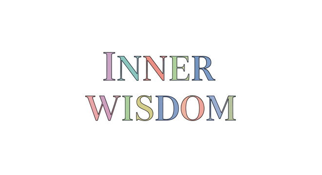 Inner Wisdom Typography Design