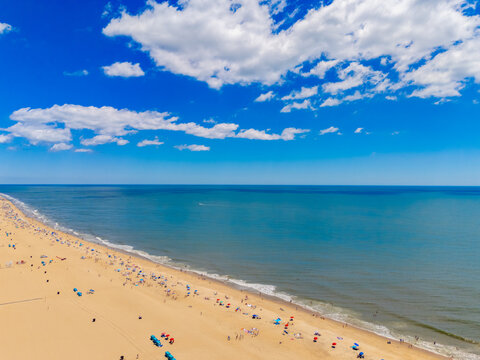 Summer beach scene Ocean City Maryland 2026