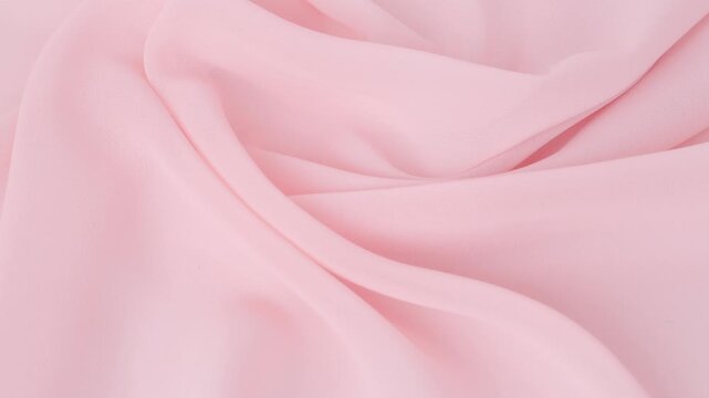 silk fabric, delicate chiffon, crepe folds and draperies slowly open, luxury, Smooth elegant silk or satin texture with soft pleats for designer, text background