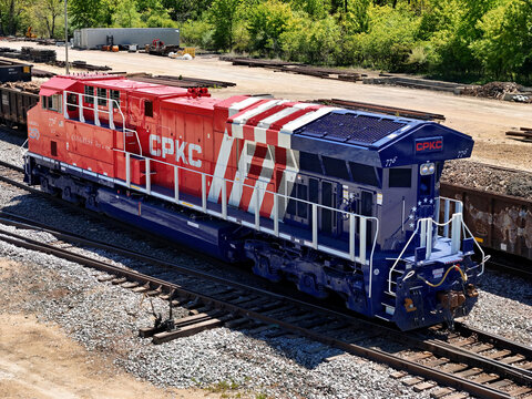 Savana, Illinois, May 14, 2026, Kansas City Southern (CPKC) AMERICA 250  commemorative unit 776