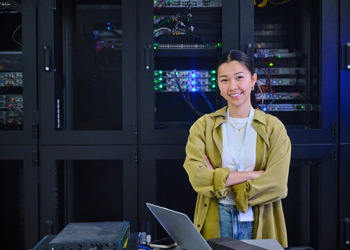 Portrait of Asian Female Technology Professional