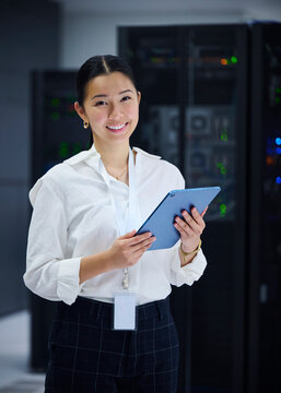 Portrait of Asian Female Technology Professional