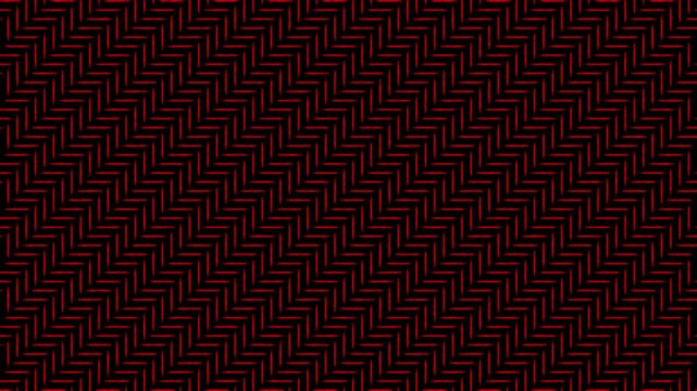Red and Black Metal Herringbone Seamless Pattern 4K