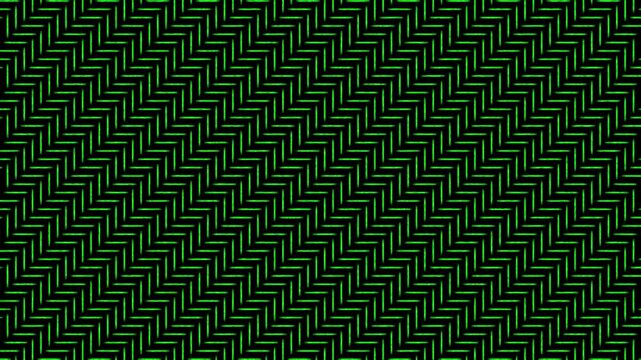 Neon Green Black Metal Herringbone Seamless Pattern 4K