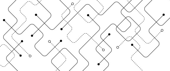 Fototapeta premium Abstract background with technology circuit board texture. Modern electronic motherboard texture. Creative idea for internet technology. Tech concept for header, web banner, website, presentation.