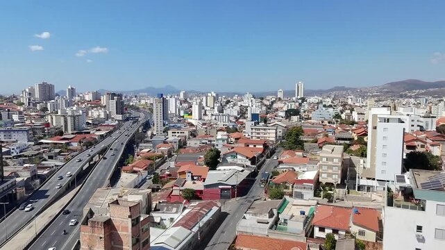 Imagens A&eacute;reas de Drone do Col&eacute;gio Batista e Conc&oacute;rdia, Belo Horizonte, Brasil