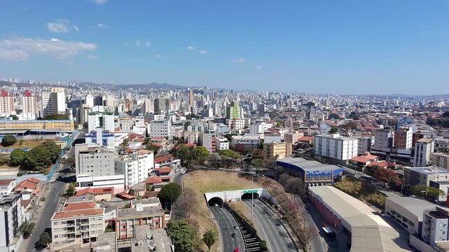 Imagens A&eacute;reas de Drone do Col&eacute;gio Batista e Conc&oacute;rdia, Belo Horizonte, Brasil