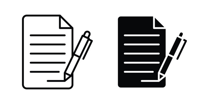 Pen paper icon