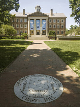 Chapel Hill, NC - USA - 6-30-2026: The University of North Carolina campus in Chapel Hill, America's oldest public University