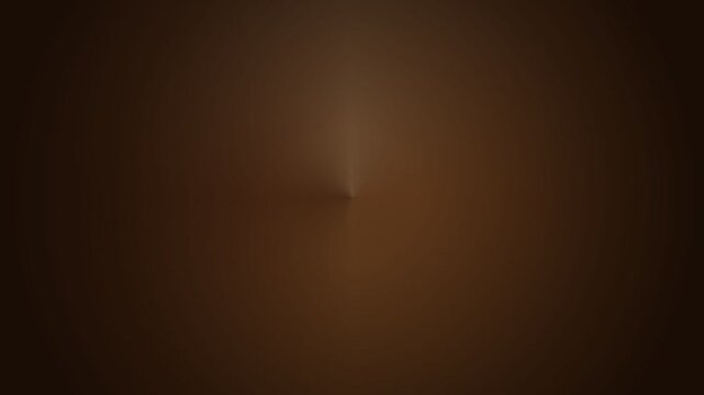 Abstract dark brown radial gradient background with soft light glow. Loop. 4K