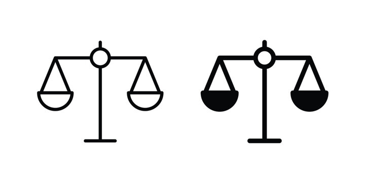 Balance scale icon