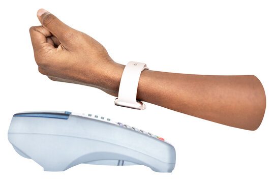 Smartwatch cashless png payment sticker, transparent background