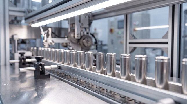 Automated production line for cylindrical battery cells