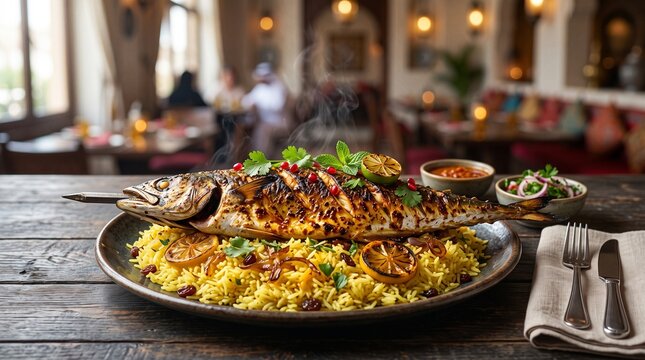 Omani Mashuai Spit-Roasted Kingfish K