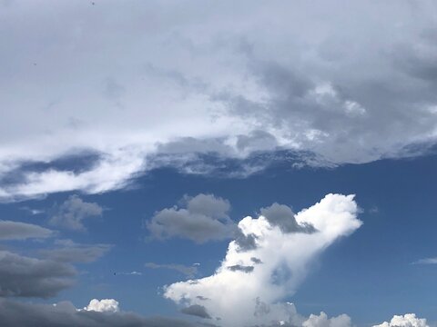blue sky with clouds
