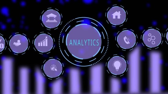  Advanced business analytics and data science dashboard report infographic animation