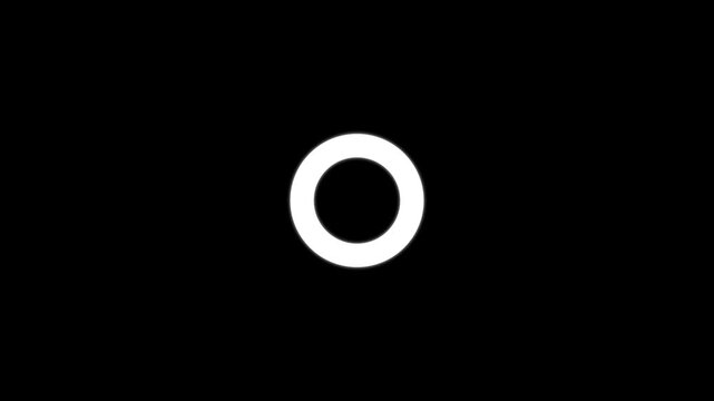 Shiny circle blast animation with energetic neon shockwave and ellipse burst on black screen backdrop premium motion graphics asset for cinematic logo openers and digital art vfx 4k.