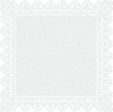 Lacy square frame Lace background Design for background, carpet, wallpaper, clothing, wrapping, Batik, fabric, illustration embroidery