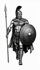 Fototapeta premium romano, caballero, medieval, armadura, espada, robot, soldado, guerrera, belico, historia, metal, 3d, casco, fantasía, estatua, antiguas, futura, mujer, arma, ilustración, ficción, seguridad, aislada