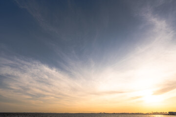 美しい海岸の夕焼け © Kenta