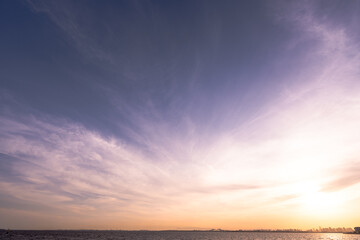 美しい海岸の夕焼け © Kenta