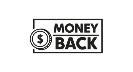 Obraz premium Money Back Refund Guarantee Symbol.