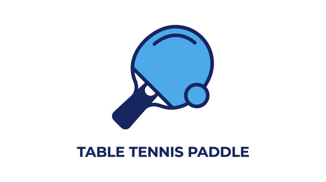 Table tennis paddle racket bat.
