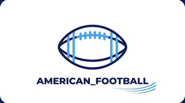 American Football Sport Logo Design.