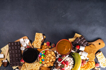 S'mores party food and ingredients © ricka_kinamoto