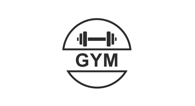 Gym Logo Fitness Symbol Icon Design.