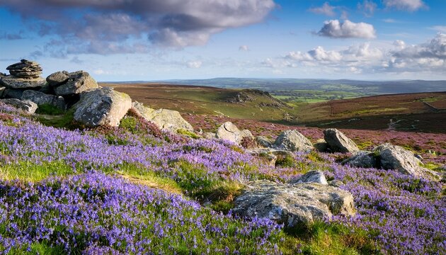 Bluebells On Dartmoor