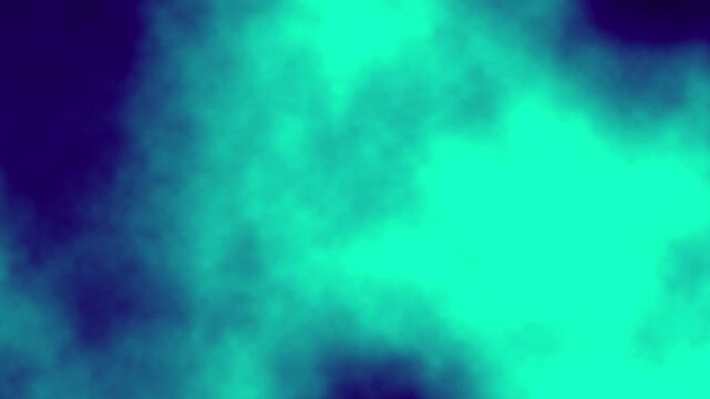 Abstract blue smoke background with colorful cloud and fire light motion in dark space texture, artistic storm sky backdrop with vibrant color flow and abstract design