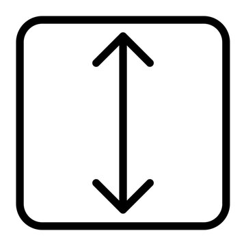 Height Dimension Icon