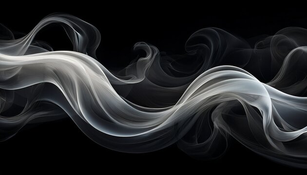 Dark Wispy Smoke Element Graphic Resource As Clean Cutout
