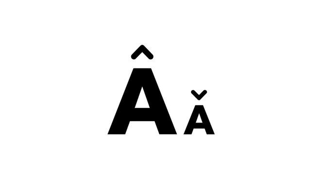 Letter A with diacritical marks.