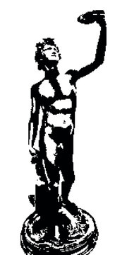 Pixel Art Statue of Bacchus Roman God of Wine Classical Sculpture