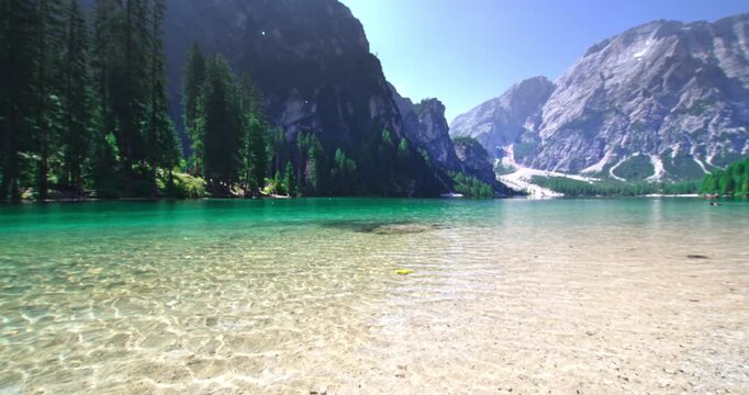  Fantastic lake Braies in spring