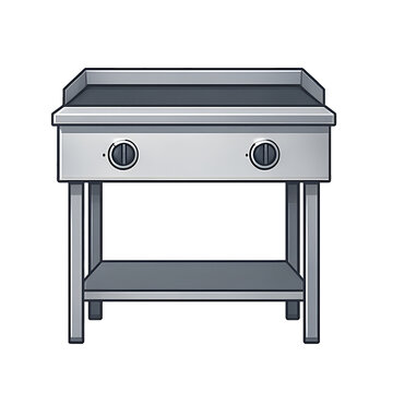 Professionelle Grillplatte f&uuml;r Gastronomie und Outdoor K&uuml;che