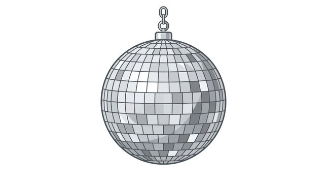 Retro Disco Ball Hanging, Reflective Sphere, Party Light