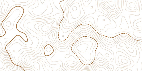 Retro topographic map. Geographic contour map. Abstract outline grid, vector illustration. Topography and geography map grid abstract backdrop. Business concept.  © MdNayebAli