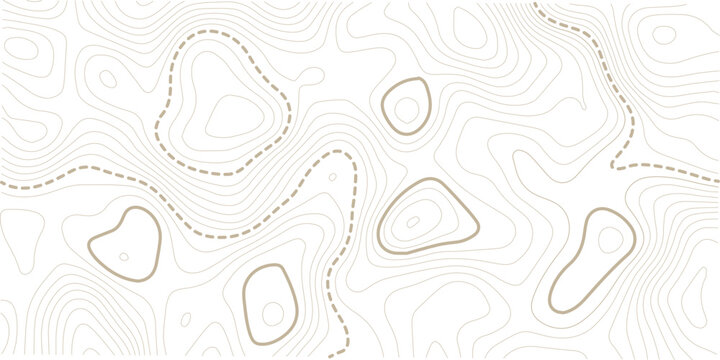 Abstract wave curve topo grid map with Geographic mountain relief. Abstract lines background. Contour maps. Topo contour map design. Lines Topographic contour lines map seamless pattern.