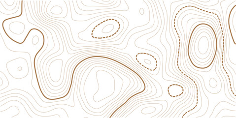 Retro topographic map. Geographic contour map. Abstract outline grid, vector illustration. Topography and geography map grid abstract backdrop. Business concept.  © MdNayebAli