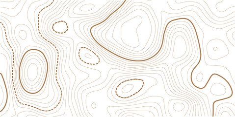 Retro topographic map. Geographic contour map. Abstract outline grid, vector illustration. Topography and geography map grid abstract backdrop. Business concept.  © MdNayebAli
